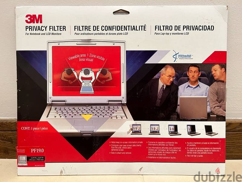 3M Privacy screen for Laptop and LCD Monitors 0