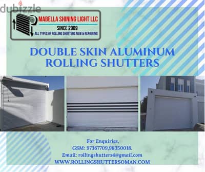 Double Skin Aluminium Rolling Shutter