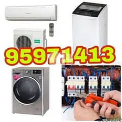 full automatic washing machine repair5 AC plumber electric electrician