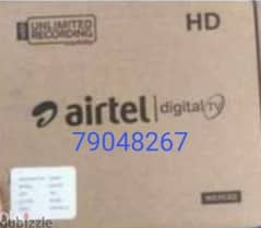 Airtel HD new Set top box with 6months south malyalam tamil tilgo