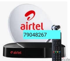 New Airtel Digital full HD receiver with 6months malyalam tamil telgu.