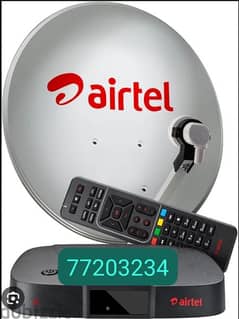 New,HD Airtel Receiver & subscription free six Months tamil telgu.
