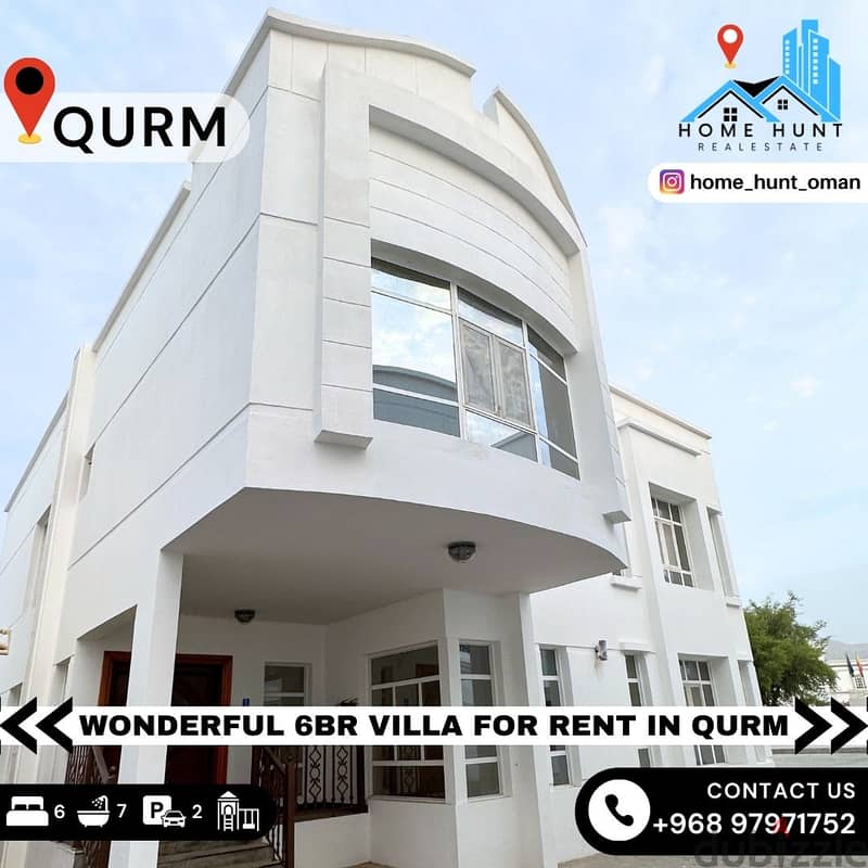 QURM | 6 BR COMMUNITY VILLA  IN PRIME LOCATION 0