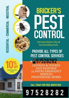 Pest Control Services for all types of insects