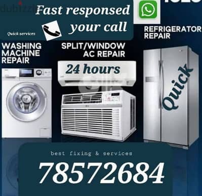 AC FRIDGE WASHING MACHINE SERVICE ND INSTAL ALL TYPE