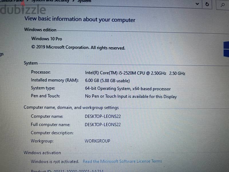 Dell Latitude E6420, i5 processor 125 GB SSD, 6 GB RAM 4