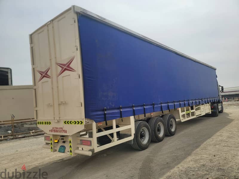 Curtain  Side Ttrailer 3 Axles 2