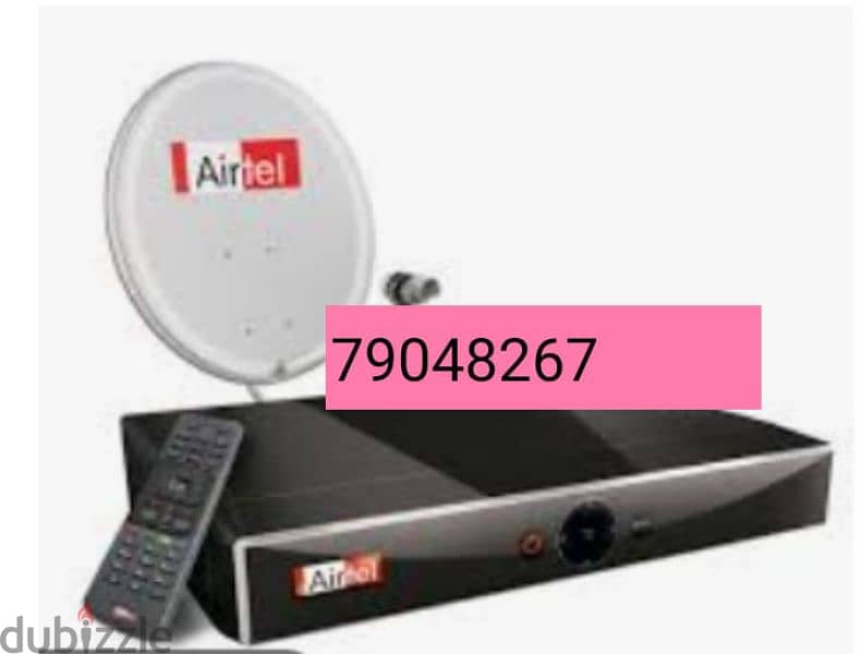 new Airtel HDD box with six month 0