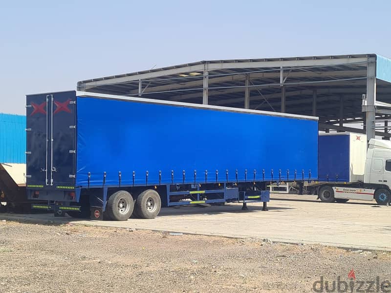 Curtain Side Trailer 02 Axles Brand New 1