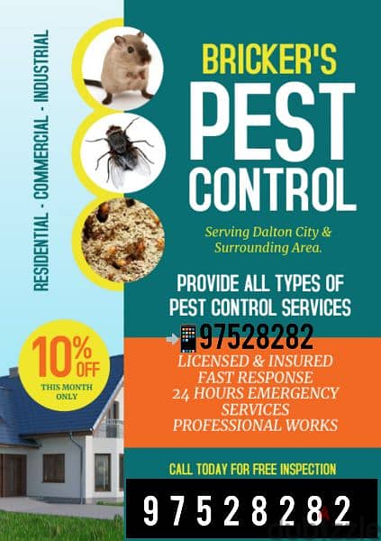 Pest Control Service Contact anytime 0