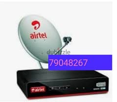 New Full HDD Airtel receiver with 6months malyalam tamil telgu kannada