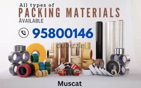 We have all types of Packaging Material, Boxes, Paper Tape, Lamination