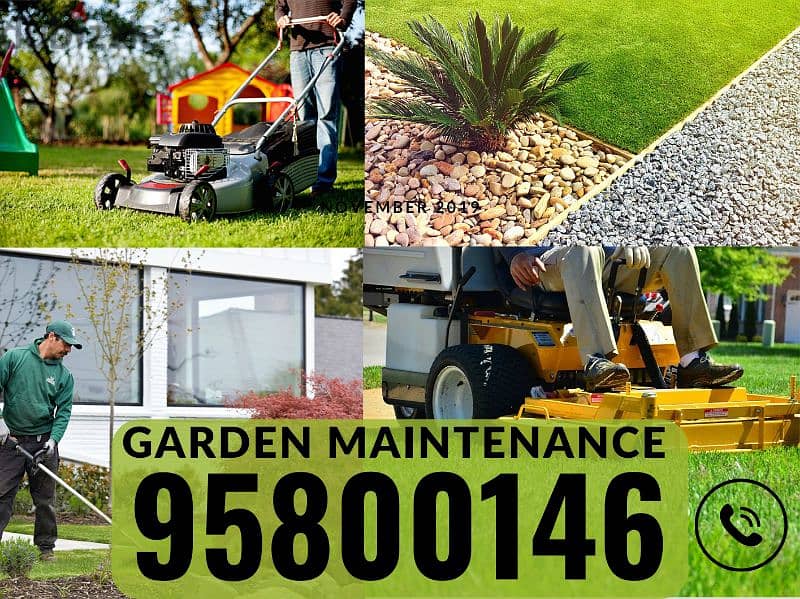 Garden Maintenance, Grass Cutting, Artificial grass,Tree Trimming 0