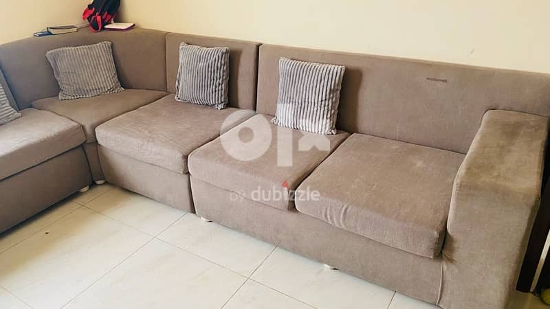 6-8 seater used sofa for sale OMR 20 1