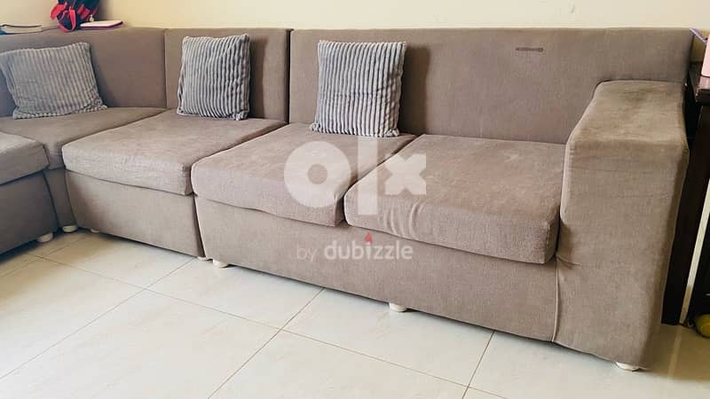 6-8 seater used sofa for sale OMR 20 2