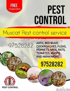 Pest Control Services all over Muscat /Insects/Cockroaches/Bedbug's