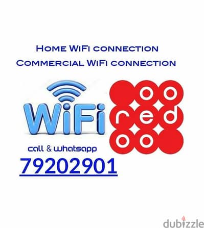 ooredoo WiFi Fibre internet Connection Available Service