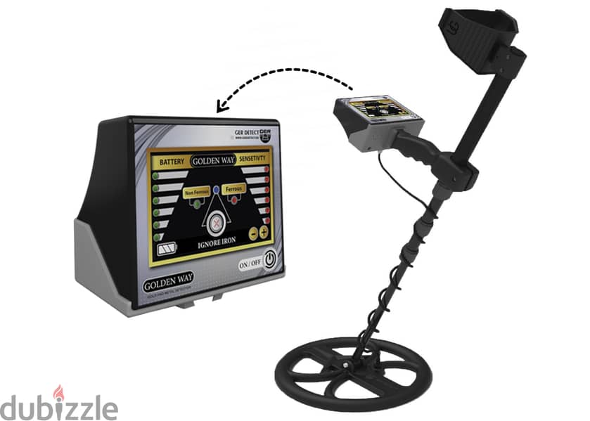 GER Detect Golden Way VLF Metal Detector 1