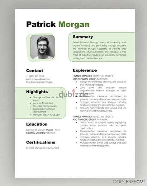 عمل سيره ذاتيه بطريقه احترافيه Professional Cv 2