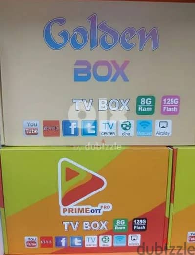 Yellow model android smart Box Available 1Year FRee