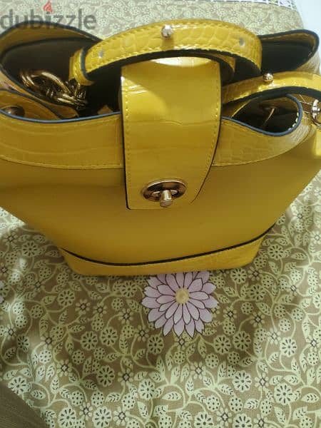 Topshop on sale yellow bag