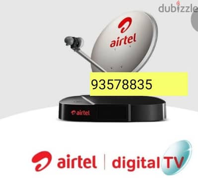 Airtel HD receiver New With Six months  Tamil Malayalam