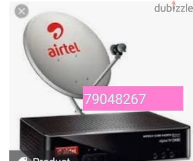 Airtel HD box  With subscription Six months  Malyalam