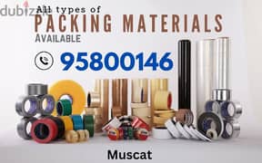 We have Packing material,Carton Boxes, Paper Tape, Foils, Bubble roll,