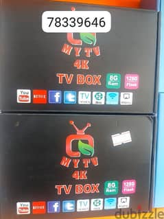 new android box available 1 year subscription all chnnls working