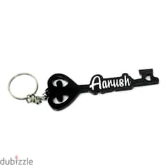 get custom keychain of your name, logo, or any shape