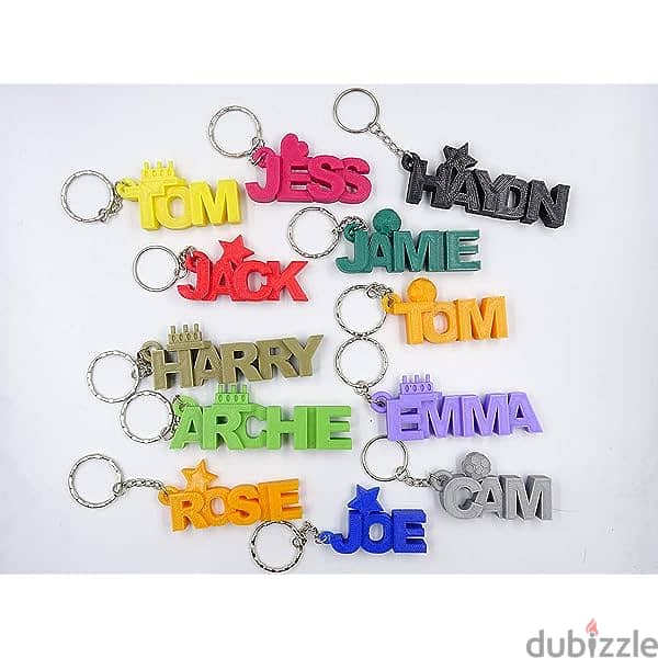 get custom keychain of your name, logo, or any shape 1
