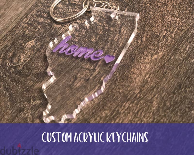 get custom keychain of your name, logo, or any shape 5