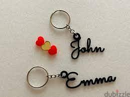 get custom keychain of your name, logo, or any shape 7