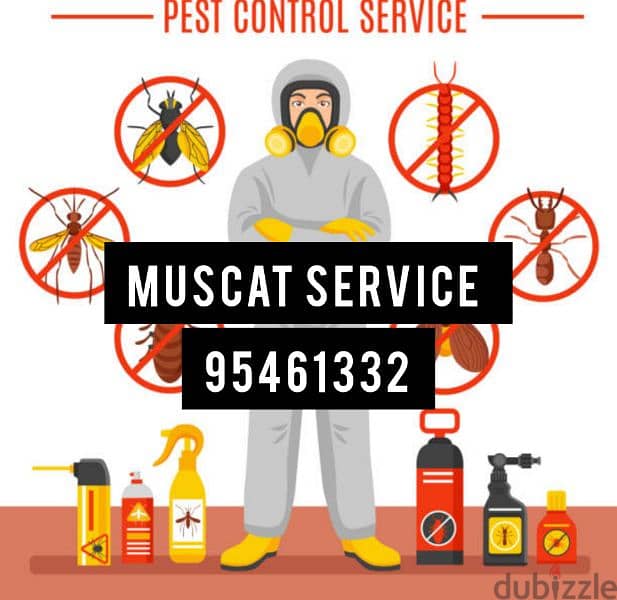 Muscat Pest Control Services/ Insects Cockroaches Rat Lizard solution 0