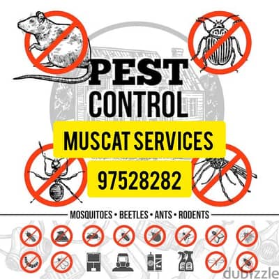 Muscat Pest Control Services/ Insects Cockroaches Rat Lizard solution