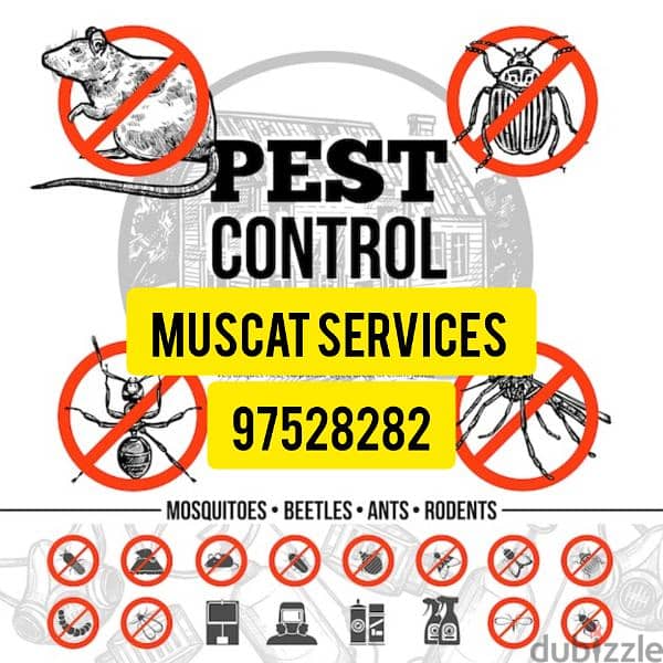 Muscat Pest Control Services/ Insects Cockroaches Rat Lizard solution 0