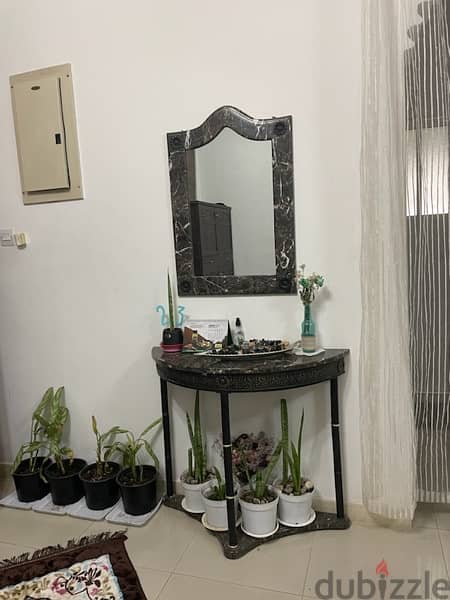 console table with mirror 1