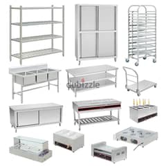 stainless steel kitchen equipments for hotels