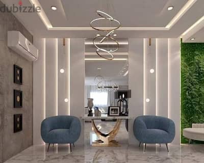 Gypsum Board Ceiling Design And Paint Work