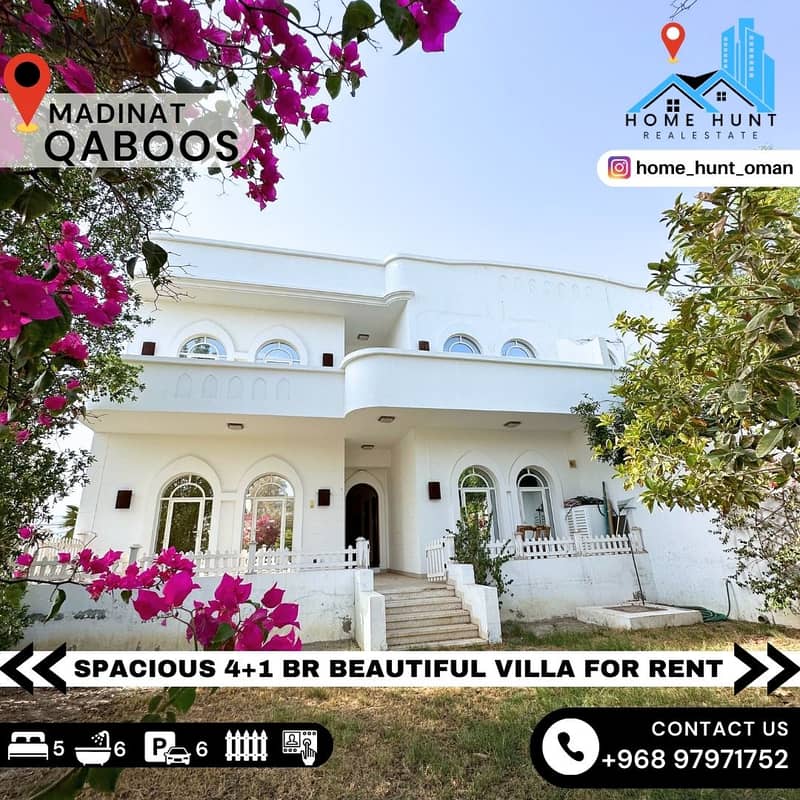 MADINAT QABOOS | SPACIOUS 4+1 BR VILLA 0