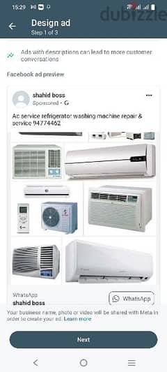 ac refrigerator fridge automatic washing machine rapring