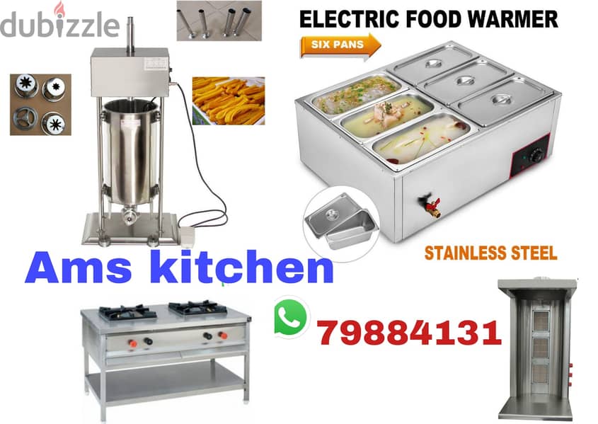 steel kitchen equipments and kitchen hood 1