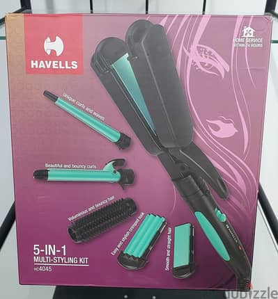 New Havells 5-IN-1 Multi-styling Hair Kit