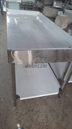 Steel work table and sink fabricating 0