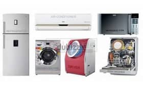 air conditioner  washer  dryer  will  be  repaired 0