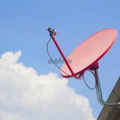 dish setlite receiver nailsat arabsat osn biensport Airtel all fixing
