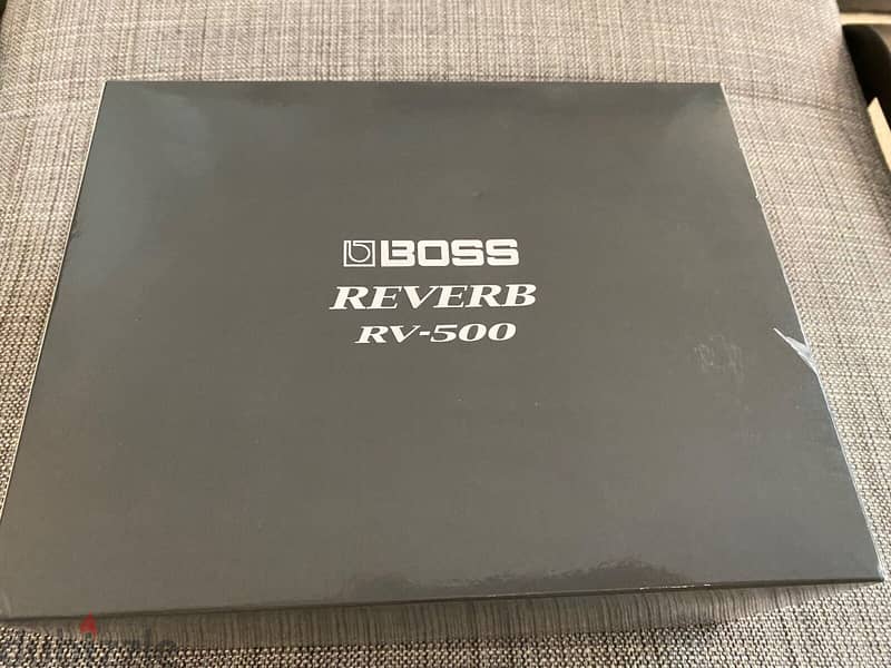 Boss Rv-500 Reverb Effects Pedal Space Echo Original Box Gui 1