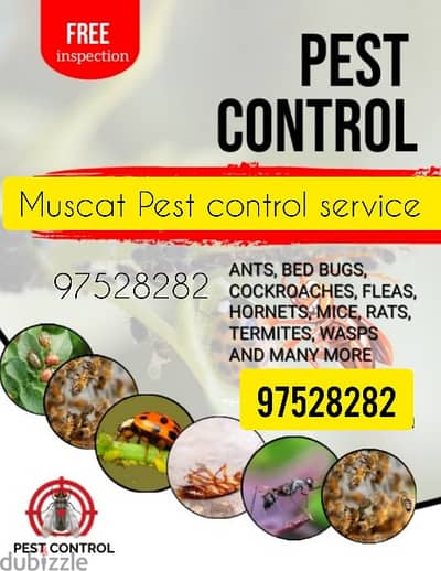 Pest Control service all over Muscat Cities