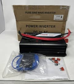 Pure Sine Wave power Inverter 1500W 12V DC to AC120V remote control 0