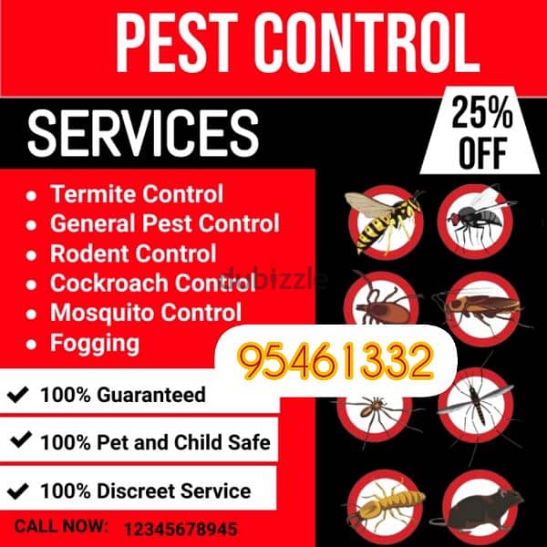 Pest Control Services for all kinds of Insects 0